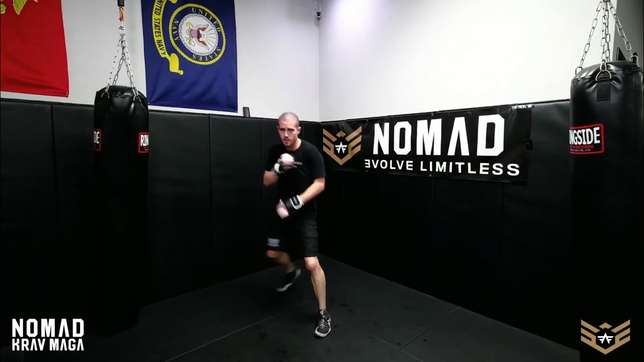 30 Minute Krav Maga Striking Workout! Learn & Train at home w/ Your Heavy Bag! Nomad Mixed Combat