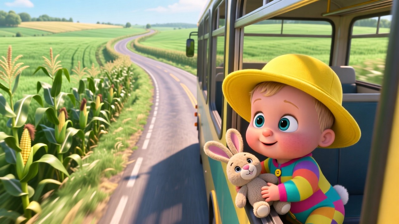 Boom Boom Farm Bus 🐄🚌 | Fun Farm Ride Song for Kids | Sing Along Adventure