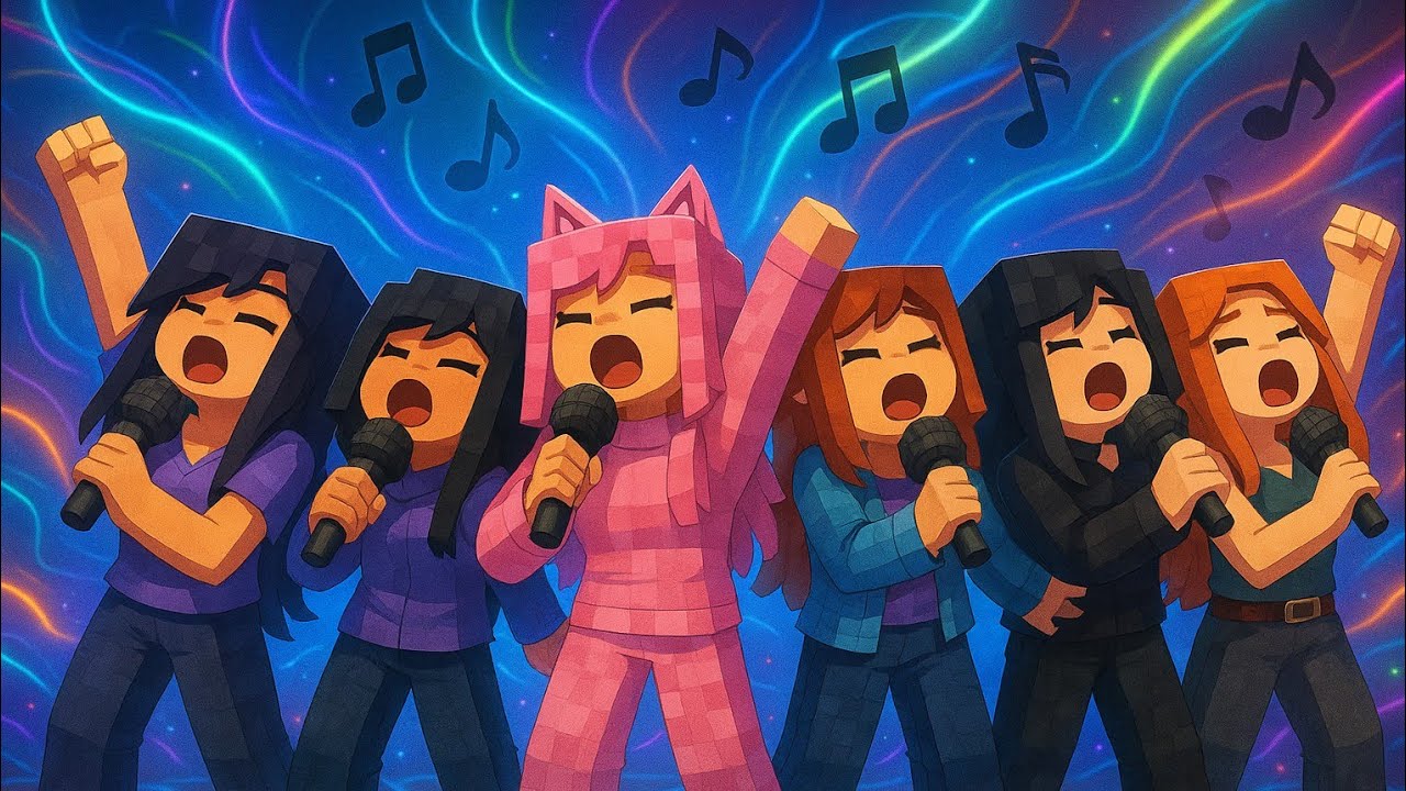 WHO SINGS BETTER? | Aphmau Crew Sings (GIRLS) | See You Again | Minecraft Aphmau New Video