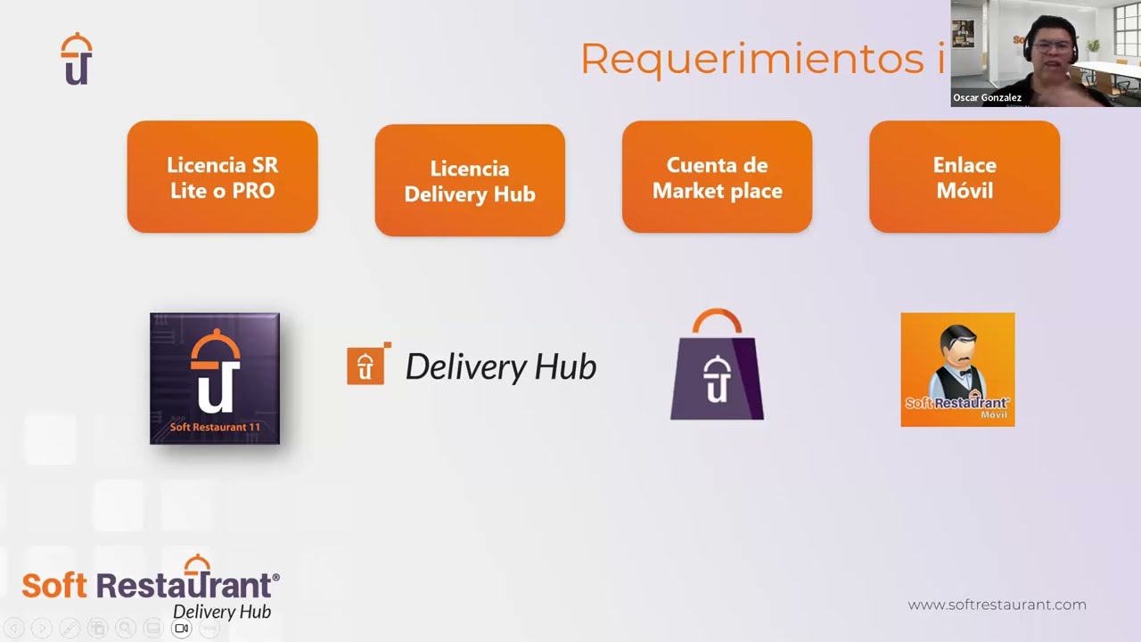Capacitación: Conoce más sobre Soft Restaurant® Delivery Hub
