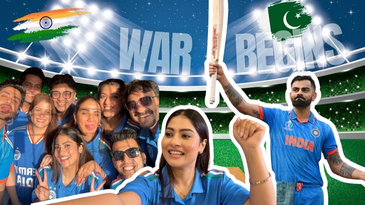 VIRAT KOHLI CENTURY | INDIA VS PAKISTAN | MATCH DAY WITH MY FRIENDS | @JasLyOfficial @Shireen_Mirza