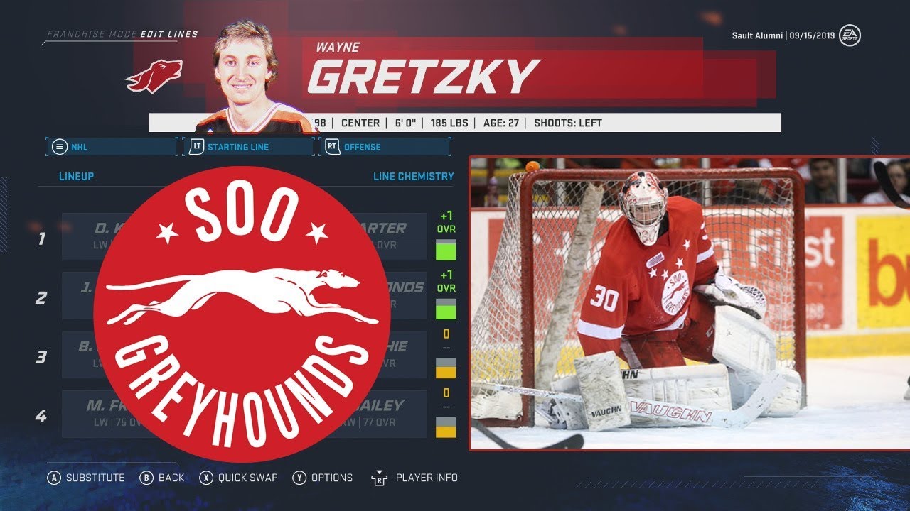 HOW GOOD IS A TEAM OF SOO GREYHOUNDS ALUMNI? - NHL 20