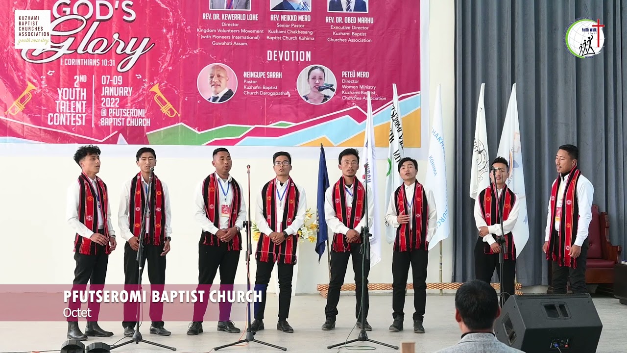 Octet by Pfutseromi Baptist Church at 2nd Youth Talent Contest KBCA