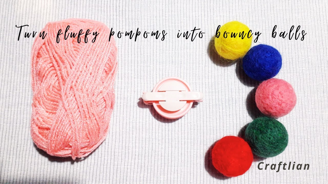 DIY Pompom balls || DIY Felted Balls