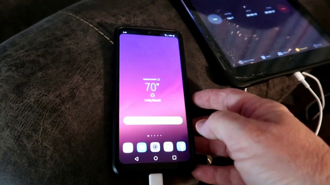 BATTERY LIFE OF LG G7 THINQ  PHONE CHARGING