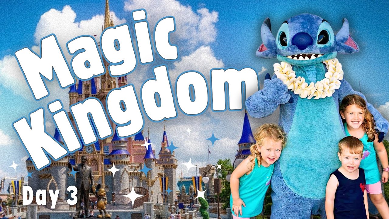 2 недели в Диснейленде с детьми! | День 3: От открытия парка Magic Kingdom до фейерверка