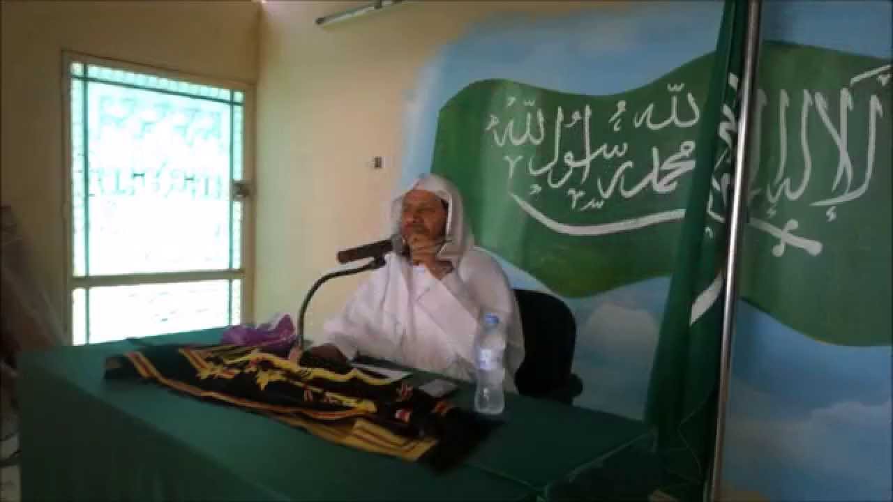 محاضرة للشيخ عوض عابد السهلي عن الرفق في مدرسة بشر بن البراء الانصاري بالمدينة