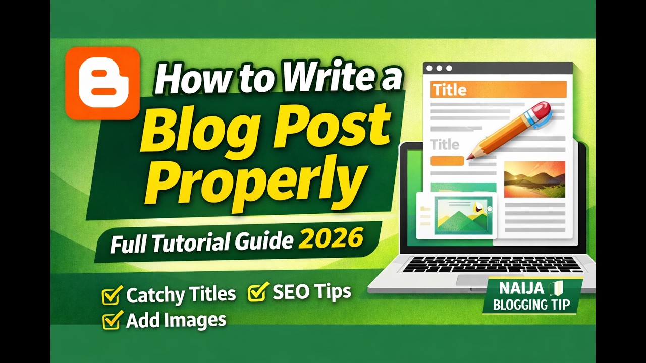 How to write a Blog post properly Full tutorial Guide 2026