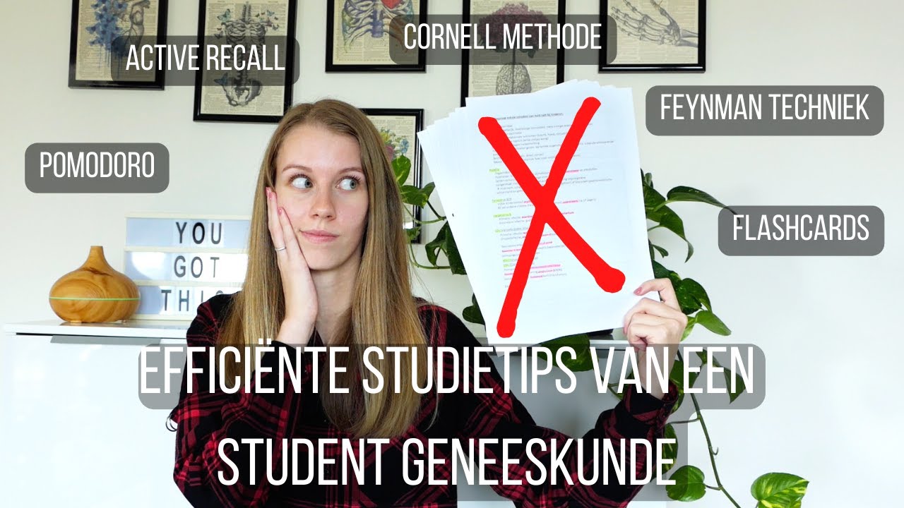 Efficiënte studietips van een student geneeskunde