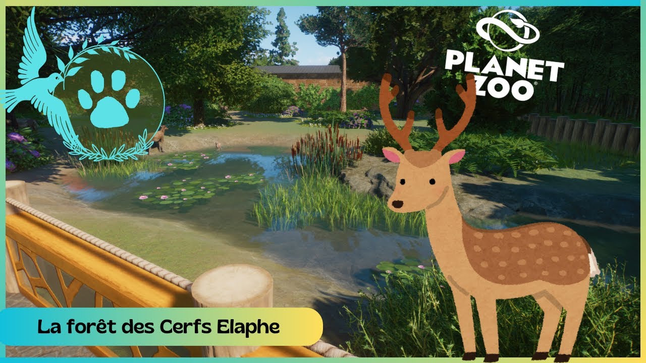 Planet Zoo SpeedBuild - BoParc #77 La Forêt des Cerfs Elaphe