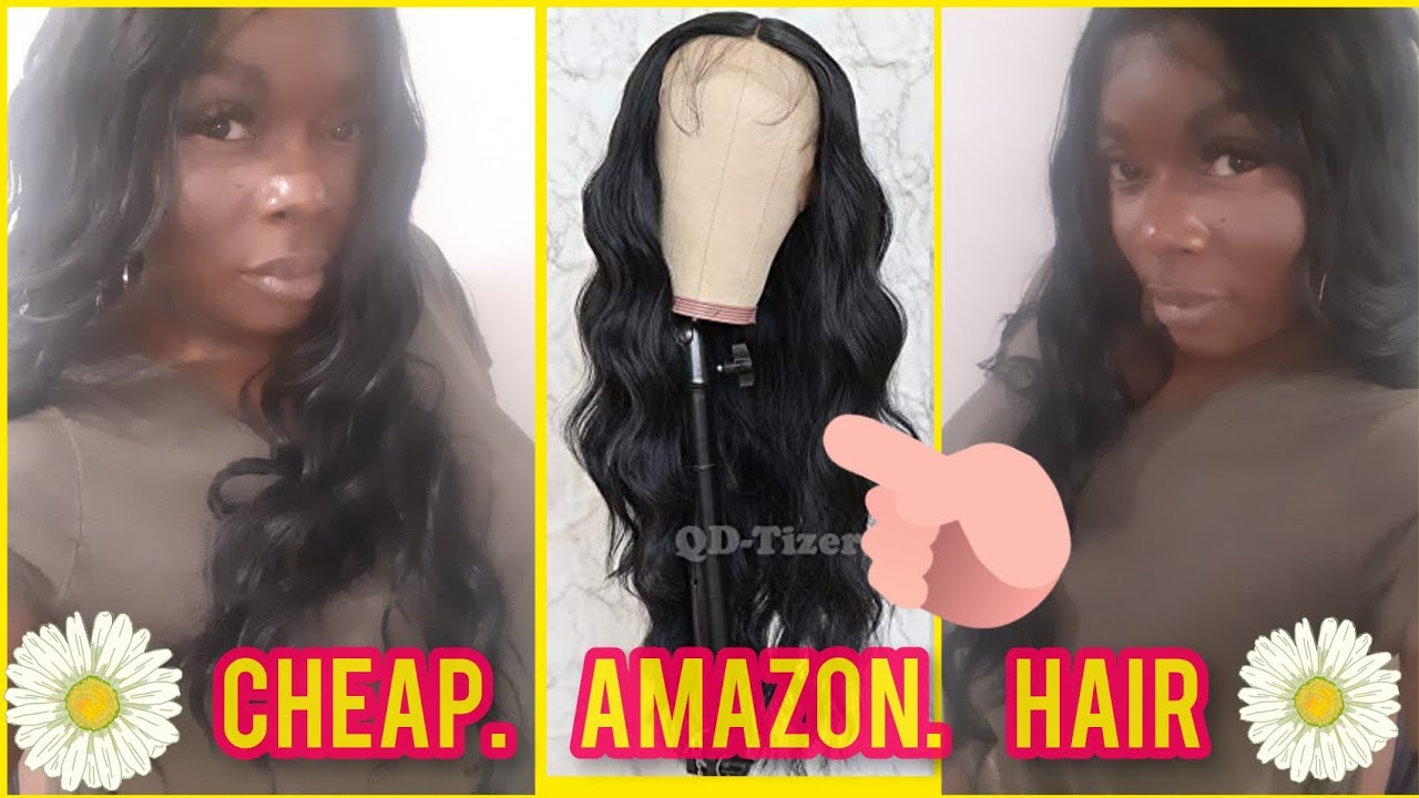 AMAZON CUTE CHEAP LONG & WAVY WIG! #THEMALKOOCOLLECTION  #CHEAPWIGS #CHEAPHAIR