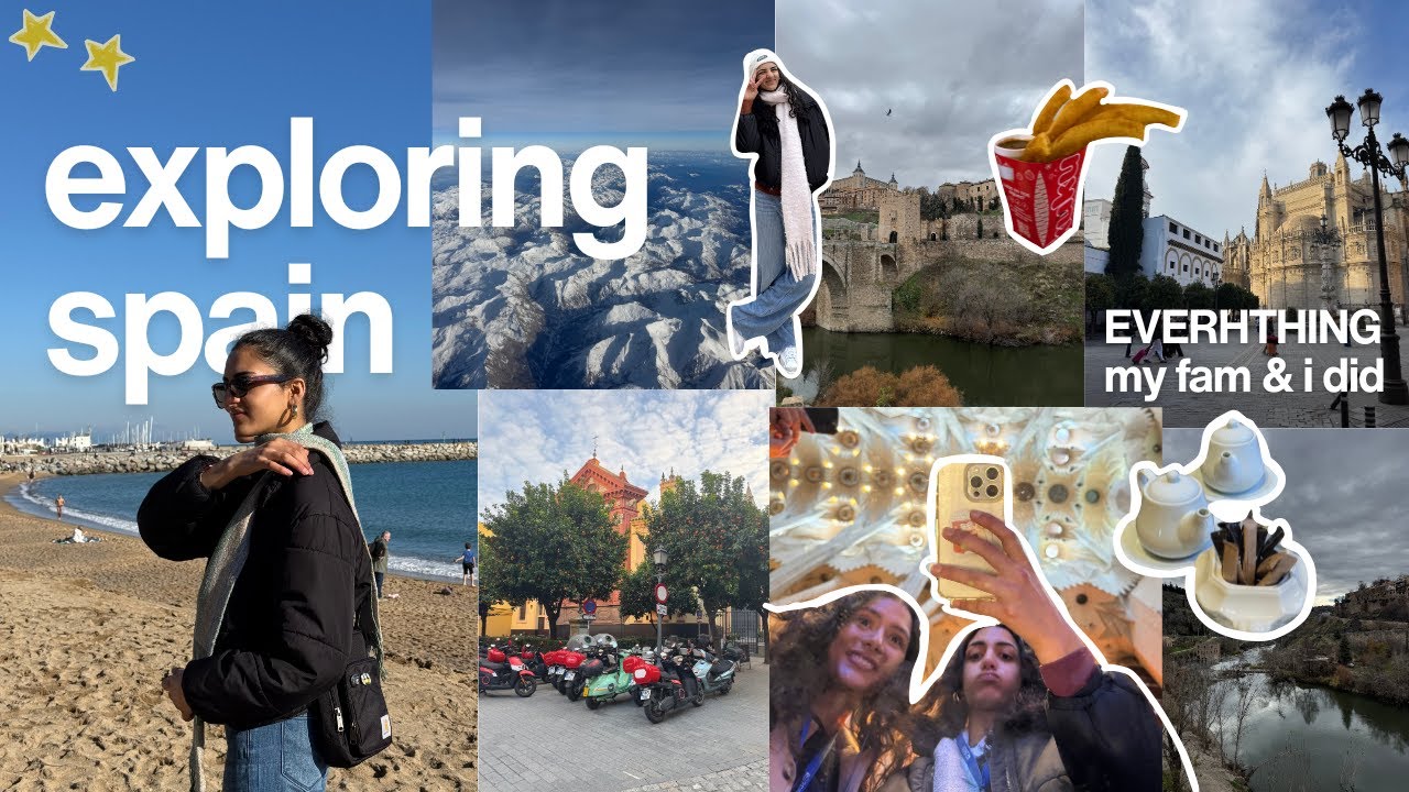 life in spain 🇪🇸 | 2025 reflection, food, travel, what we did, & getting sick