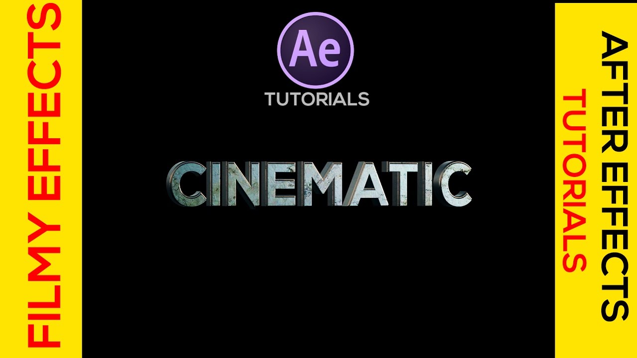 CINEMATIC Title Design Using Element 3D | After Effects Tutorials
