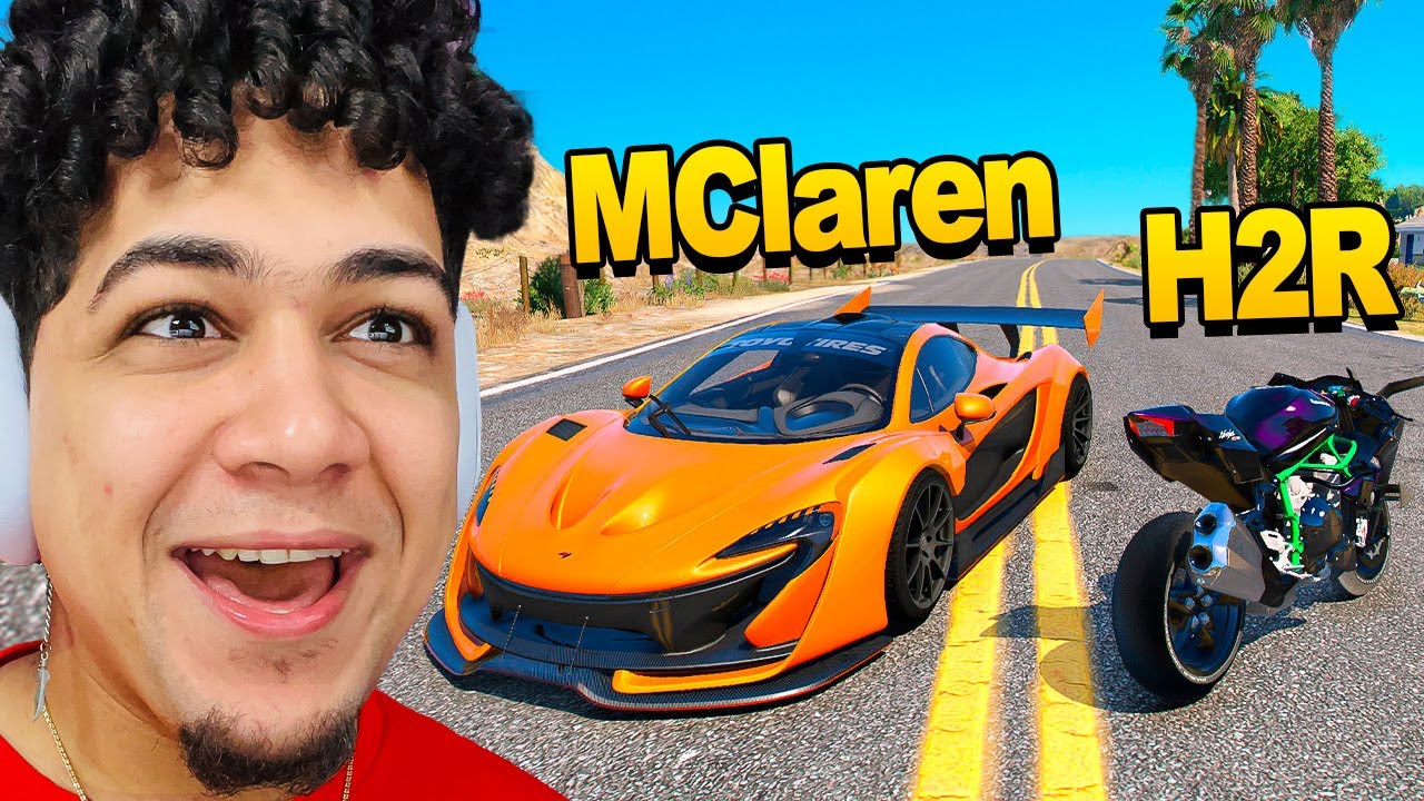 ALTERAMOS un MClaren P1 para Conseguir una MOTO H2R! 😰 Gta Rp