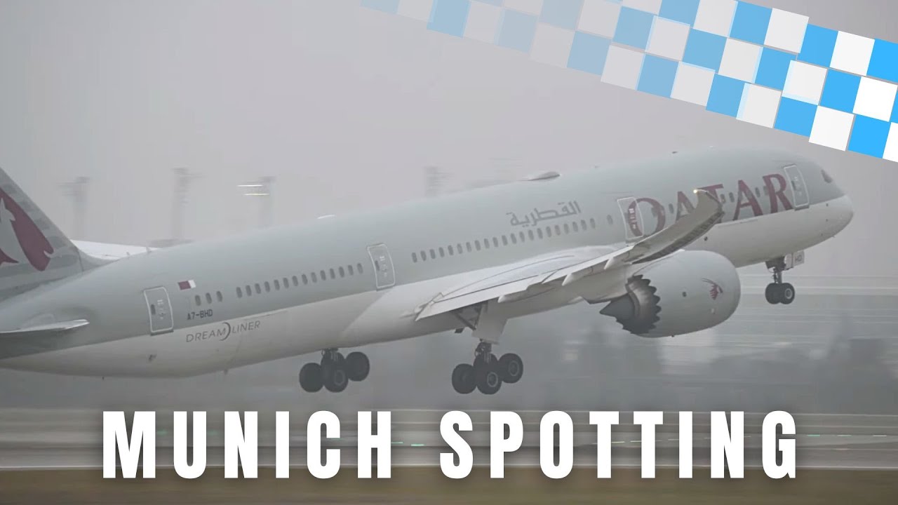 LIVE M&uuml;nchen (Munich) Airport Plane Spotting MUC, 05.12.2025