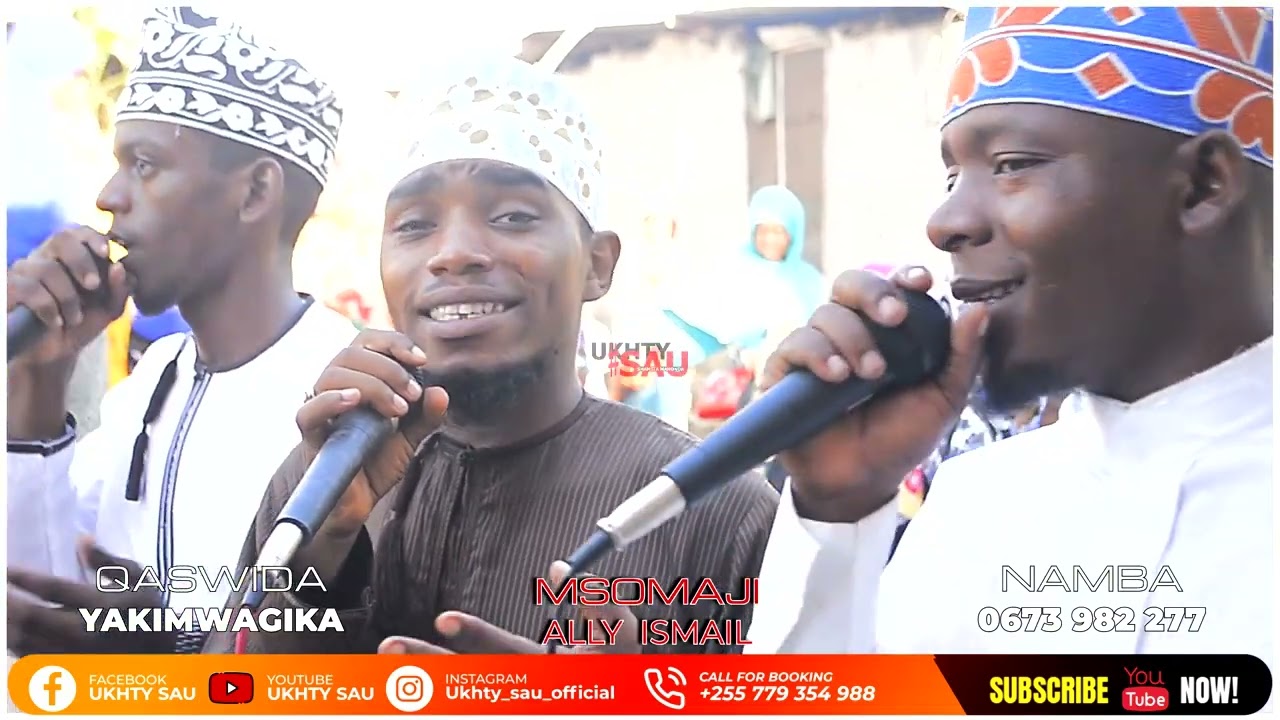ALLY ISMAIL - YAKIMWAGIKA Video Qaswida (Visualizer)1080p