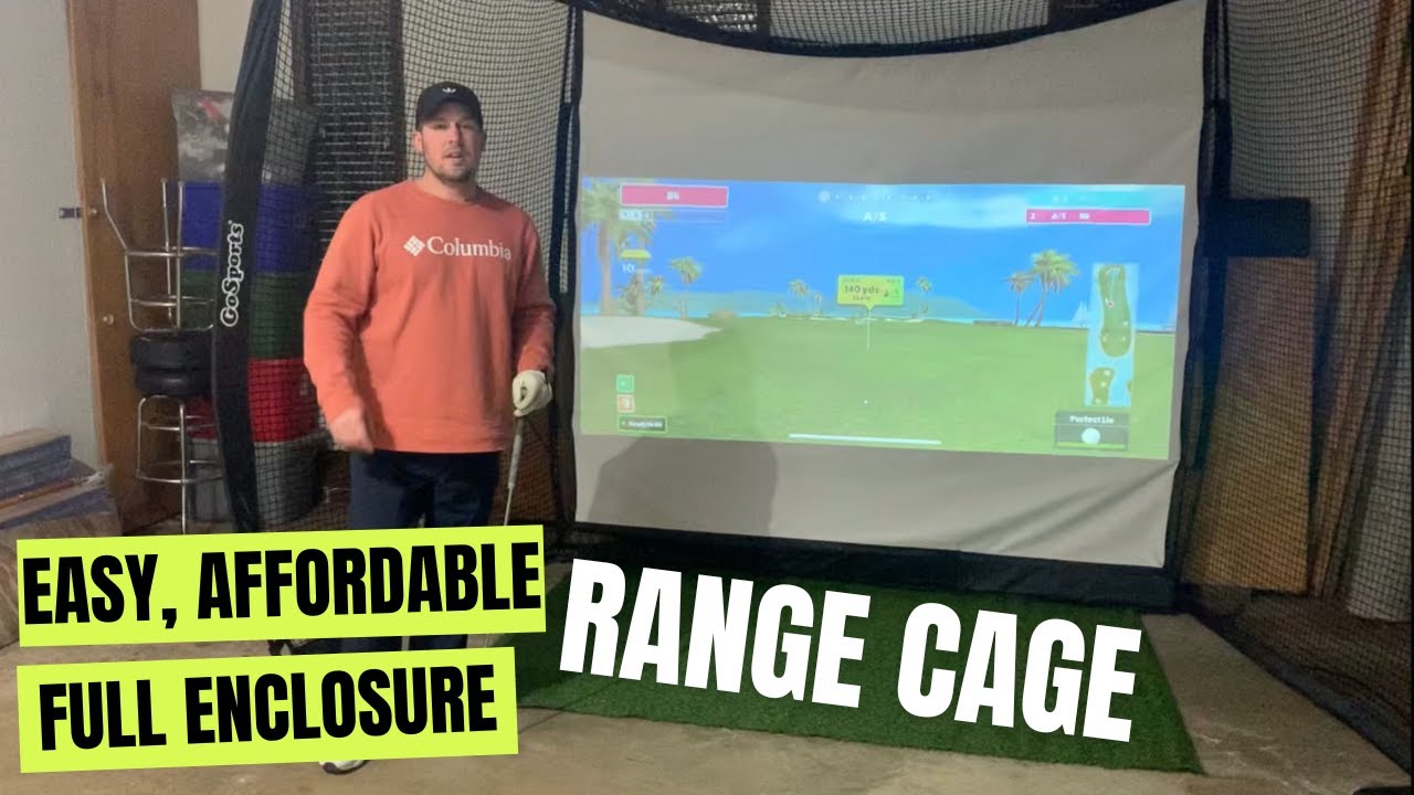 Range Cage - BEST Budget Golf Net Impact Screen! GoSports