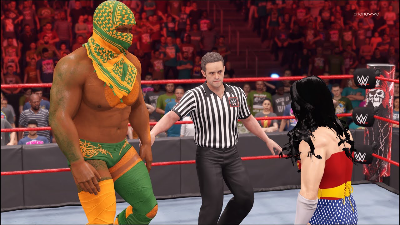 ⭐ WWE 2K22 - Wonder Woman vs Indianical Monster ⭐