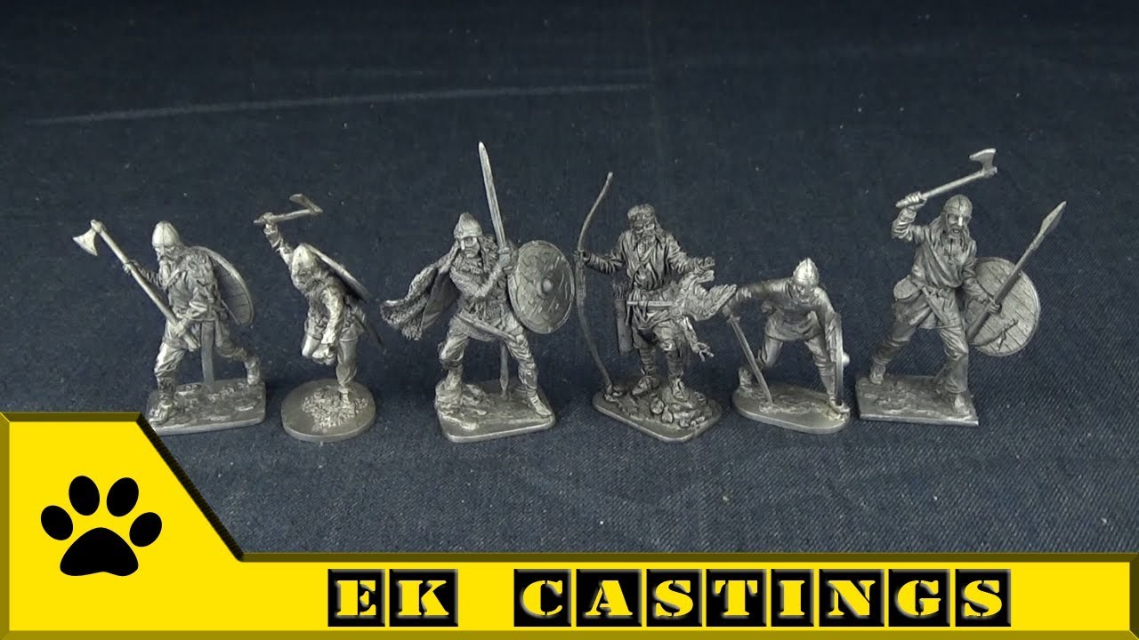 EK Castings. ВИМ, оловянные солдатики - Викинги.