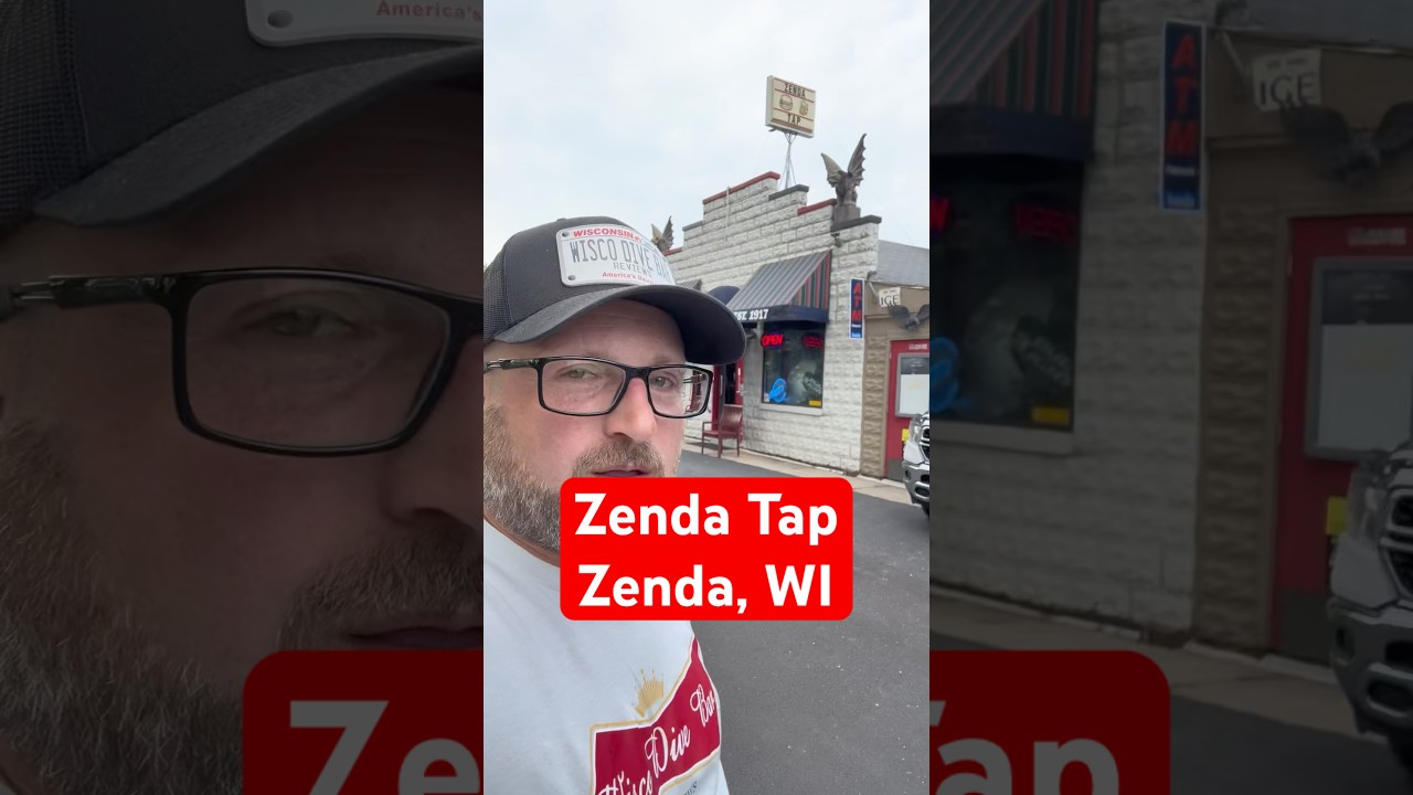 Zenda Tap in Zenda, WI #vlog #love #beer #wisconsin #travel #old #wiscodivebars #vibes