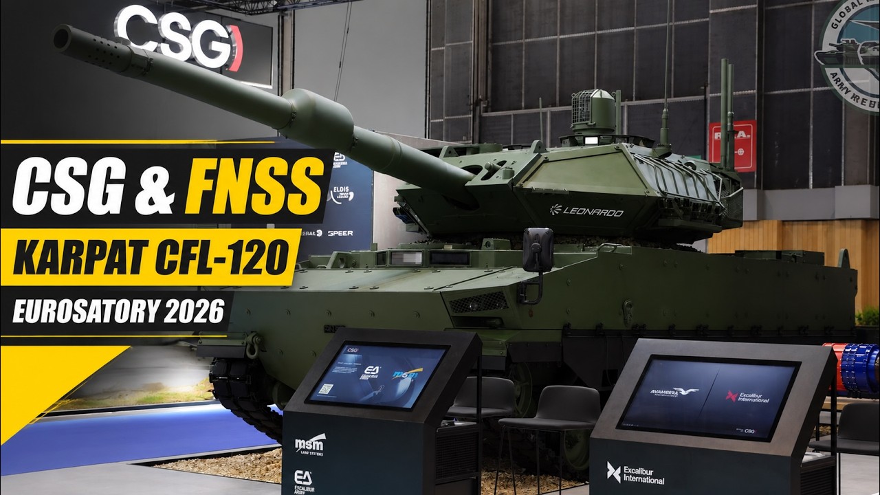 CSG and FNSS Partnership Highlights KARPAT CFL 120 Medium Tank at Eurosatory 2026