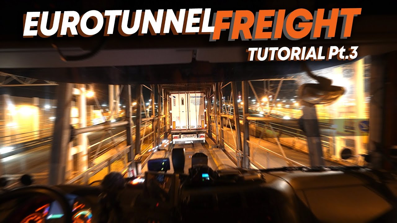 TRUCK DRIVERS TUTORIAL TO ENTER EUROTUNNEL CALAIS - part3
