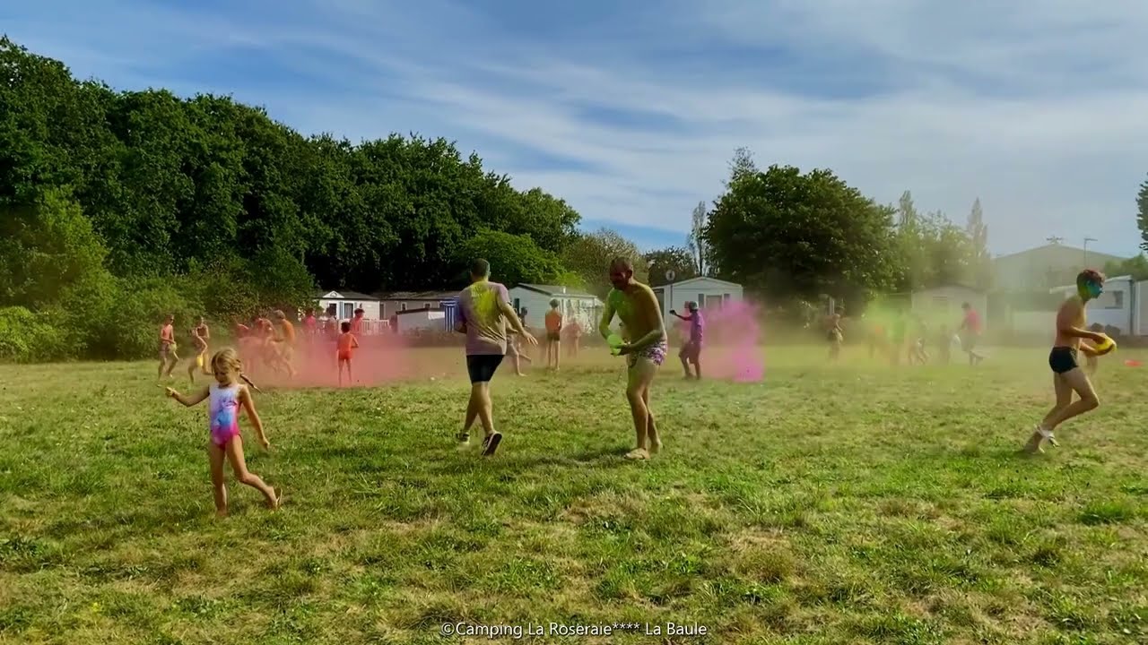 Bataille Color Run 2022. Village Camping La Roseraie **** - La Baule