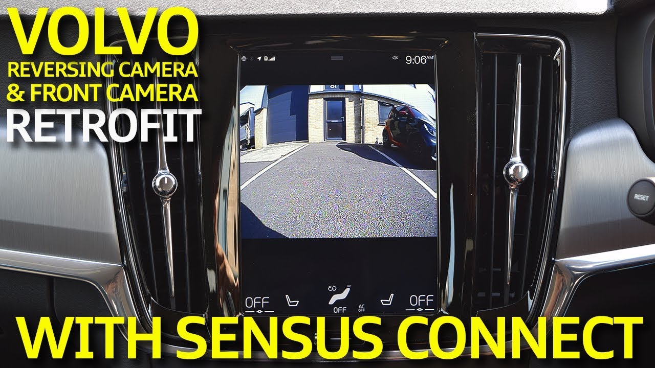 Volvo с камерой заднего вида Sensus Connect спереди и сзади