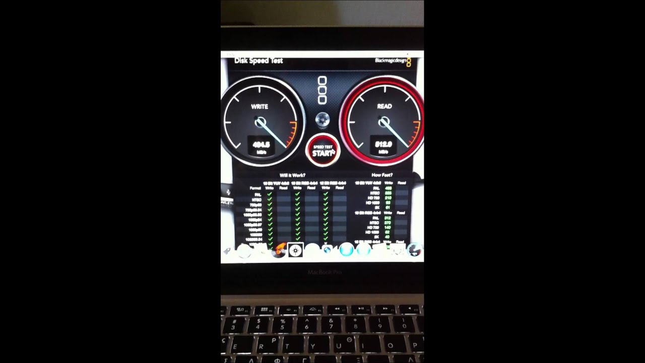 Samsung 840 evo 500gb ssd test macbook pro 13 amazing!