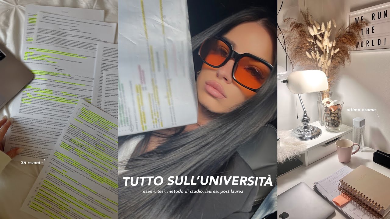 Q&A sull’UNIVERSITÀ  ⊹˙ Esami, Metodo di studio, Tesi  | federica