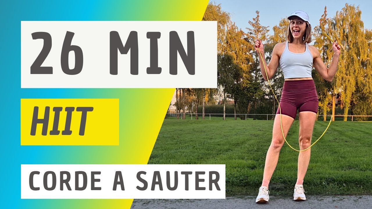 26 мин HIIT-тренировка с канатом + укрепление