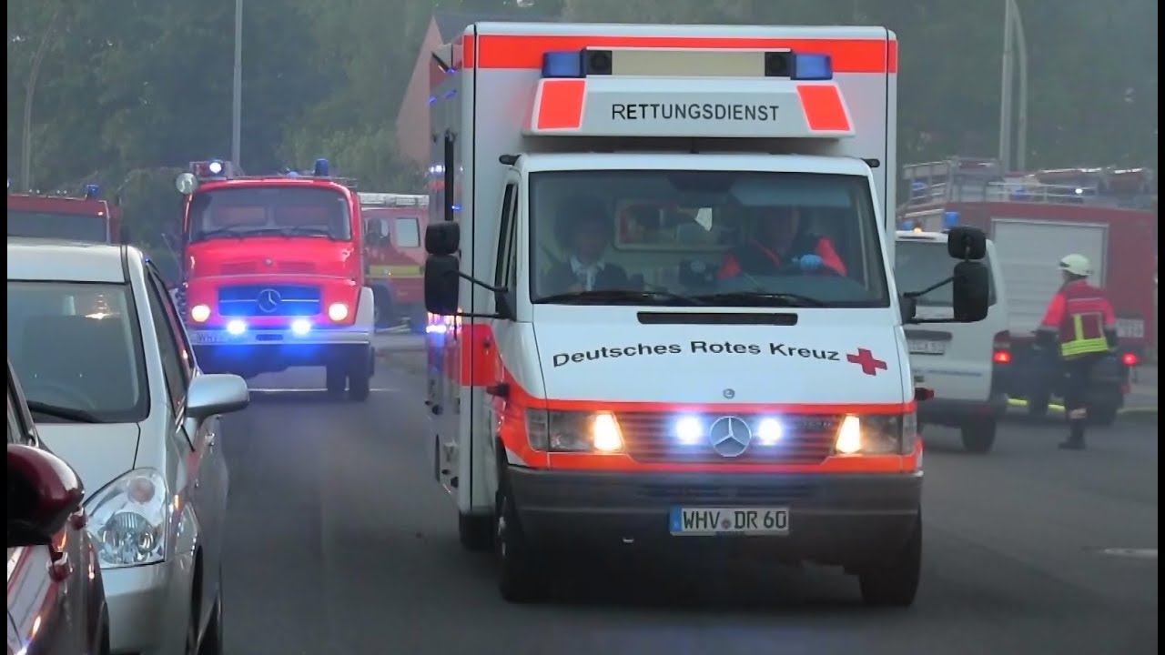 Einsatzfahrten Großbrand Wilhelmshaven // Vollbrand Altenpflegeheim
