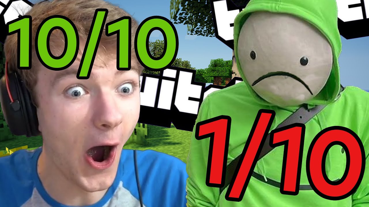I RANKED TOP MINECRAFT STREAMERS CHATROOMS
