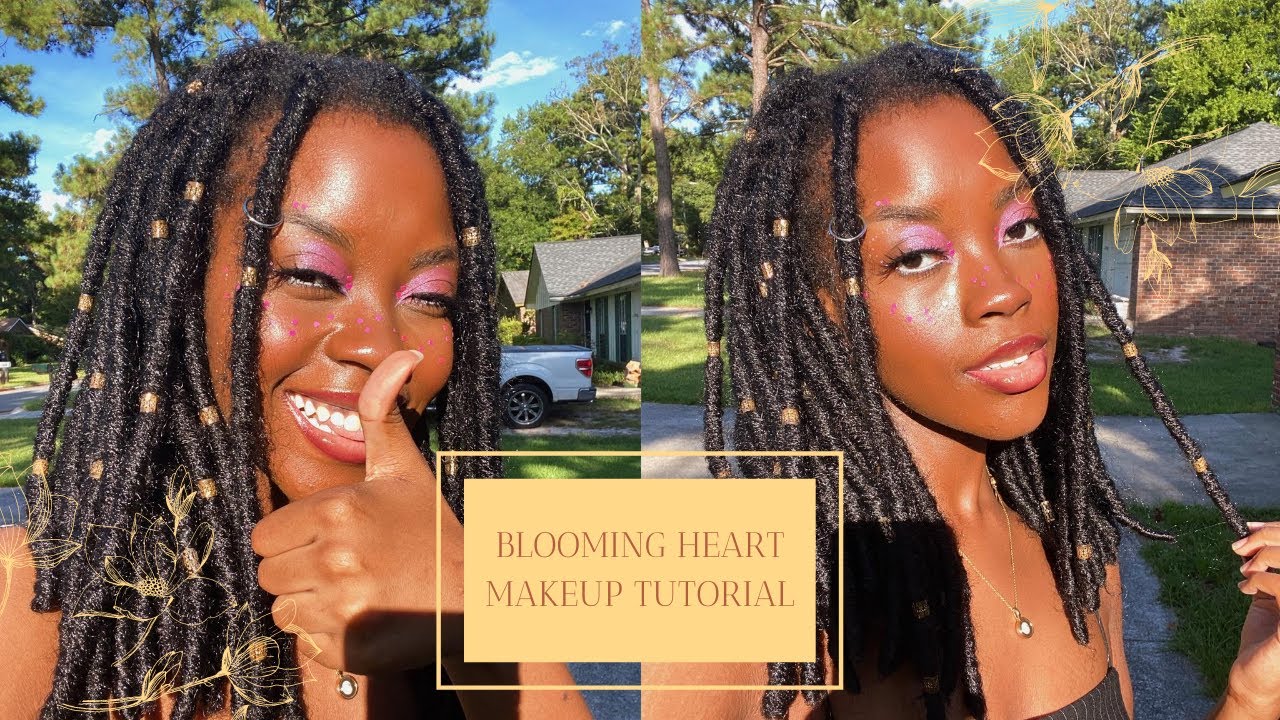 blooming heart fairy makeup tutorial 🧚🏾‍♀️🌸
