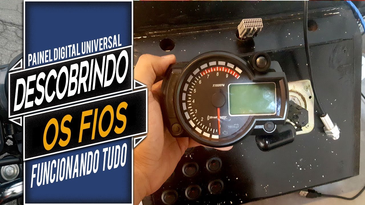 Manual do painel digital universal - Como descobrir as cores dos fios