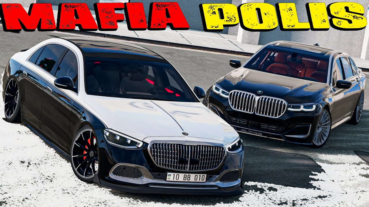 Uşaqlar Mafyalara Qarşı #6 Mersedes Mafia vs Bmw Polis | Maşın Oyunları | BeamNG.Driver