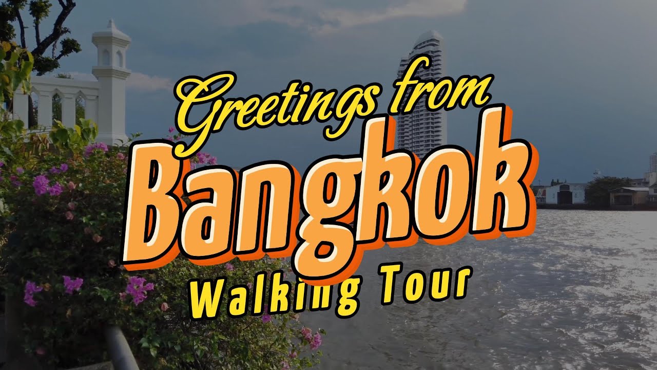 Walking Tour  BANGKOK Streets! 🚶&zwj;♂️- Phra Nakhon Thailand 🇹🇭