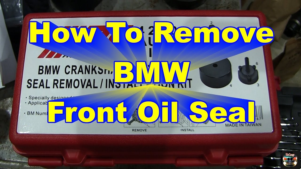 BMW Front Main Crankshaft Oil Seal Removal and Install N40, N42, N45, N45T, N46, N46T, N52, N53, N54