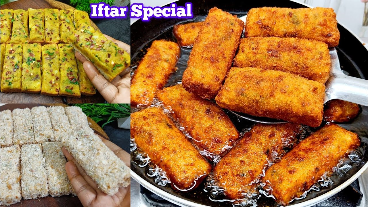 New Crispy Aloo Bread Fingers (Ramzan Special) | Bread Pakoda Recipe | Easy Iftar Potato Snack