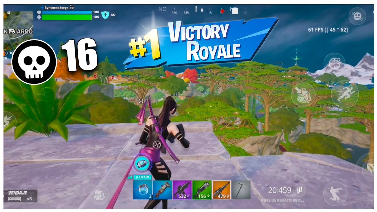 16 Eliminations Solo Gameplay - Zero Build Win ( NEW Fortnite Mobile Chapter 4 Season 4 )