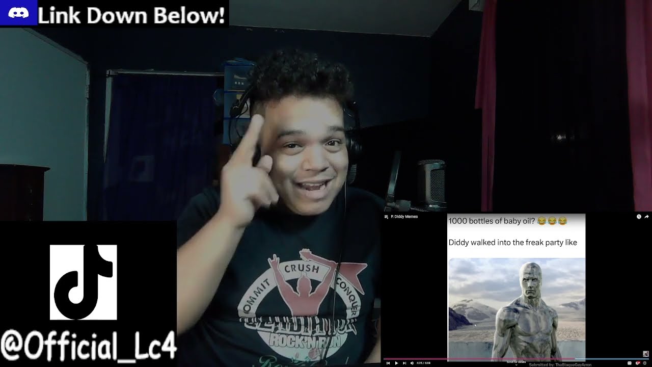 TRY NOT TO LAUGH FIRST LISTEN: P Diddy Memes - Mentally Mitch | RAPPER REACTS