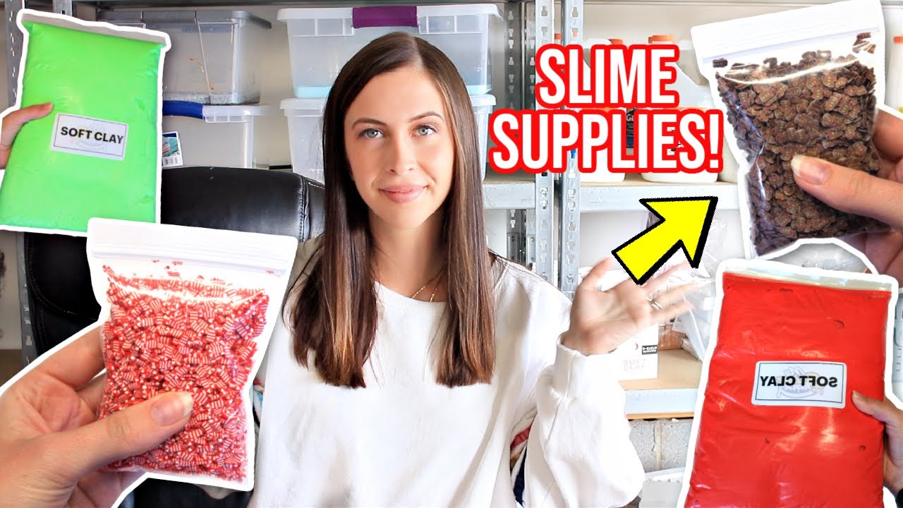 HUGE SLIME SUPPLIES HAUL!