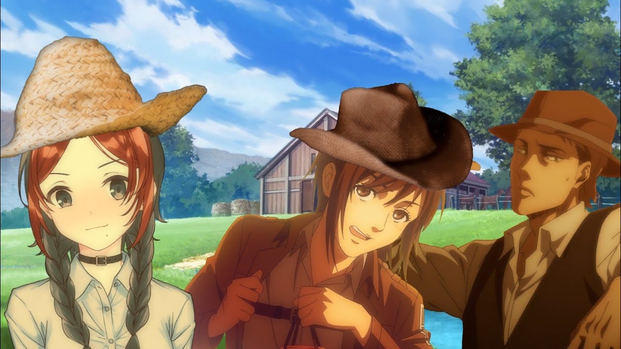 Brats at the Farm / AOT text x y/n
