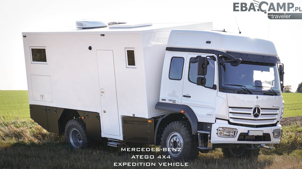Mercedes Atego 4x4 Cyber Expedition Vehicle | Ebacamp | Mercedes-Benz