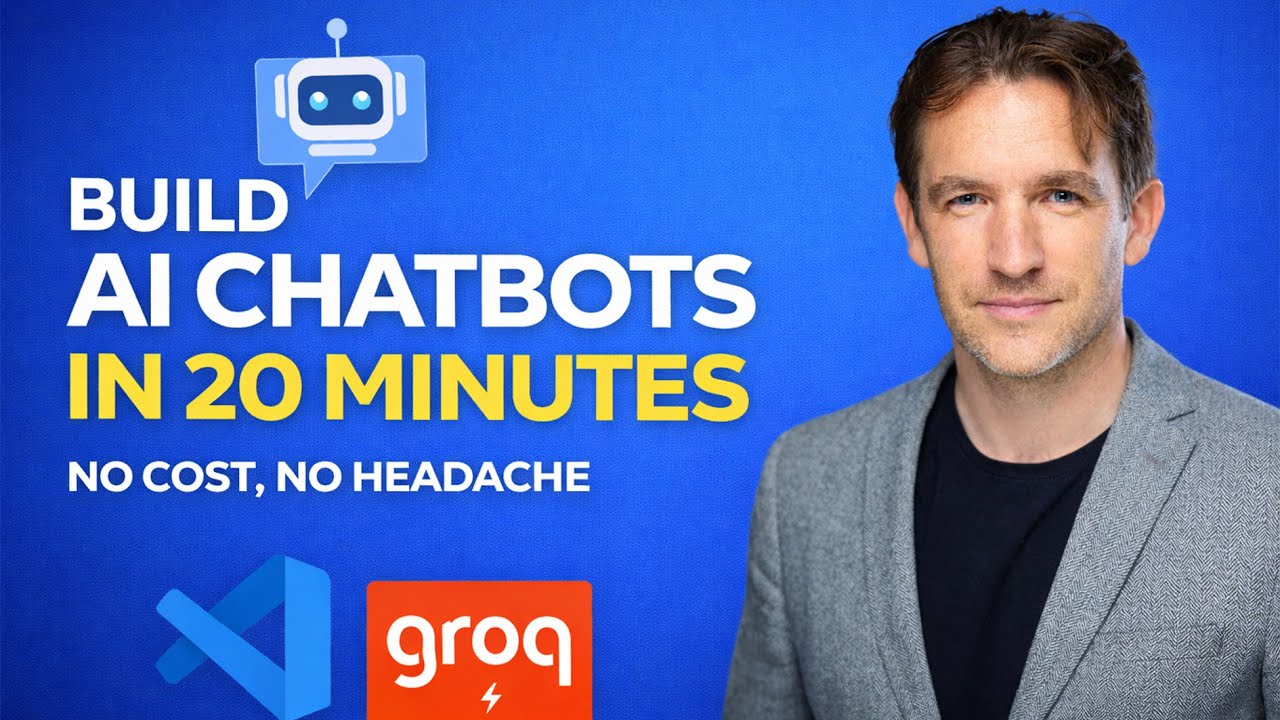 Build your first chatbot prompt for FREE in Visual Studio code with Groq (Python Tutorial)