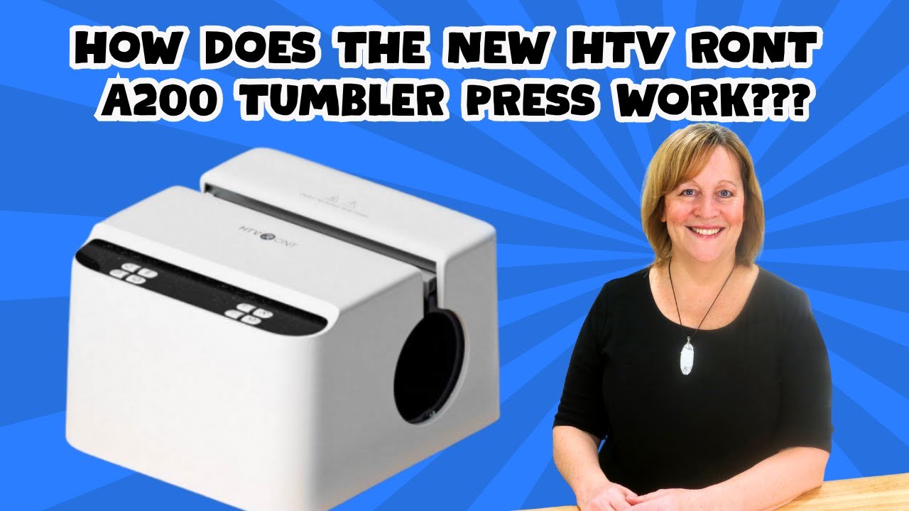 Check Out The New HTV Ront Tumbler Press #htvront #HTVRONTA200 #TumblerHeatPress @htvront