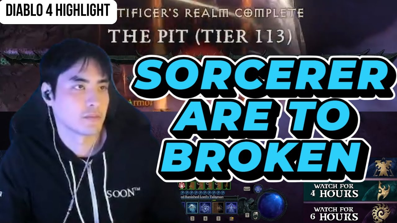 SORCERER Are Just To Good In D4 SEASON 10 !