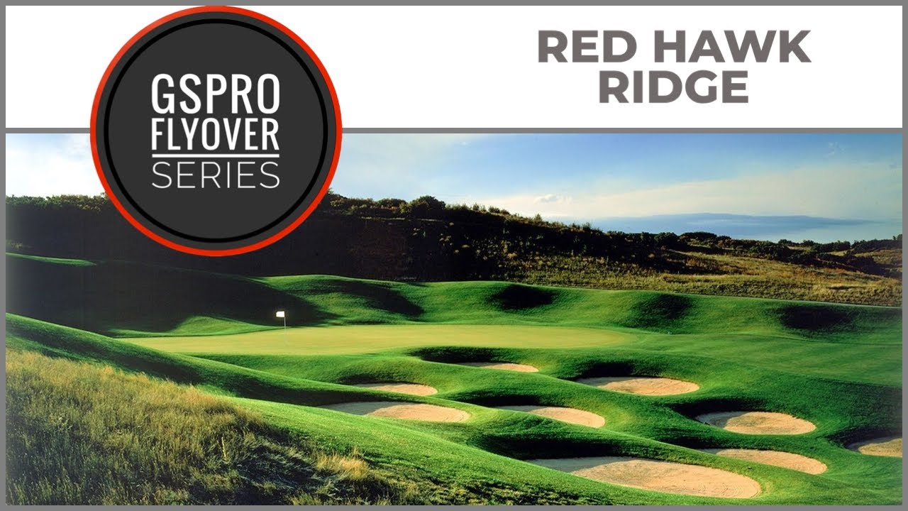 GSPro Course Red Hawk Ridge GC Flyover