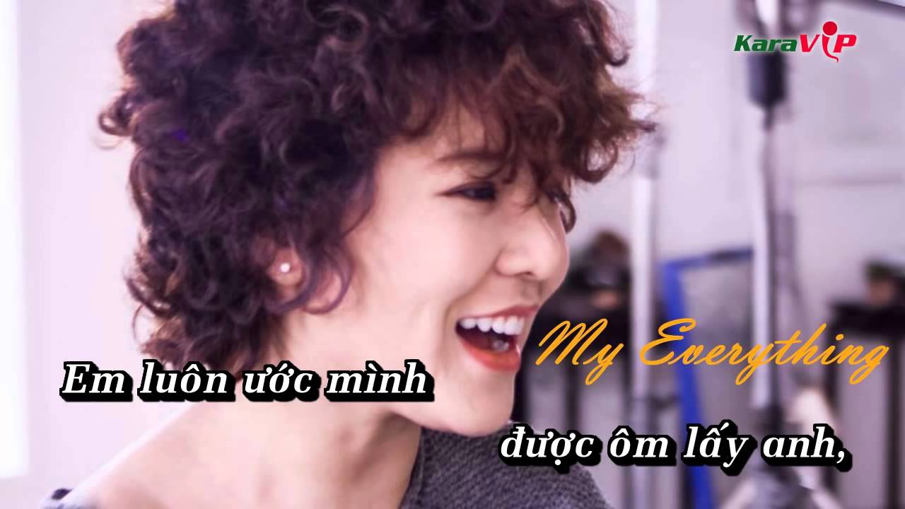 Karaoke Beat Gốc My Everything   Ti&ecirc;n Ti&ecirc;n