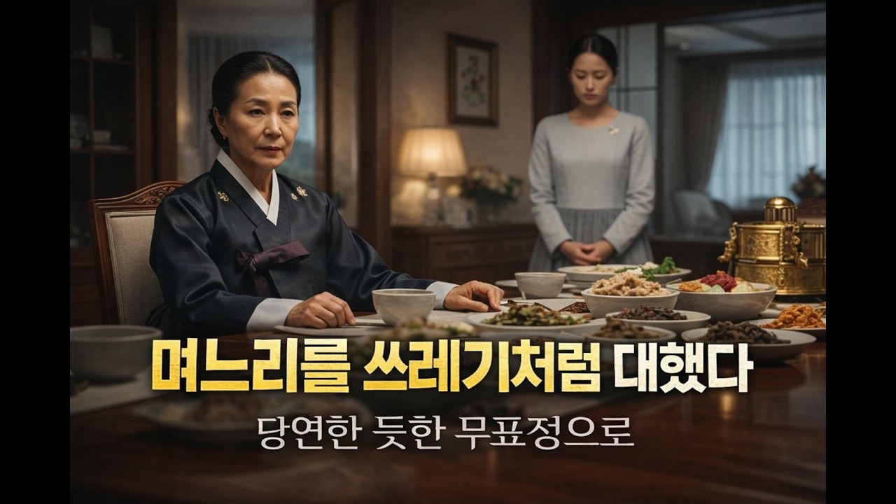 며느리를 쓰레기 취급한 시어머니, 전화 한 통에 집안이 망했습니다